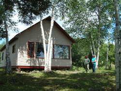 Lakefront cabins